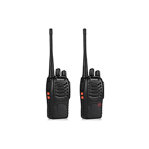 Pack 2 Radios Transmisor Walkie Tolkie Baofeng 888s - Ps