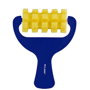 Pack 6 Rodillos Esponja Acuarela Adentado 70mm - PS