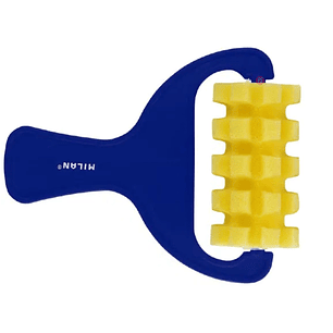 Pack 6 Rodillos Esponja Acuarela Adentado 70mm - PS