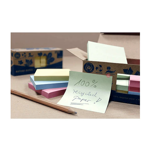 Pack 400 Notas Adhesivas Colores 75x75mm Info Notes - PS