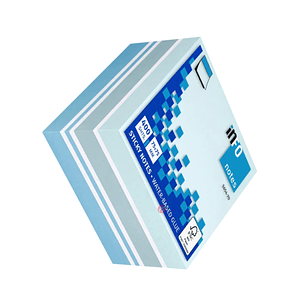 Pack 400 Notas Adhesivas Celeste 75x75mm Info Notes - PS