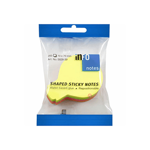 Notas Adhesivas Forma Ampolleta 200 hojas Color - PS