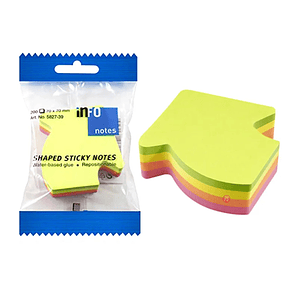 Notas Adhesivas Forma Flecha 200 hojas Color - PS