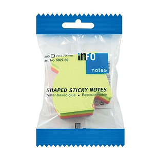 Notas Adhesivas Forma Flecha 200 hojas Color - PS