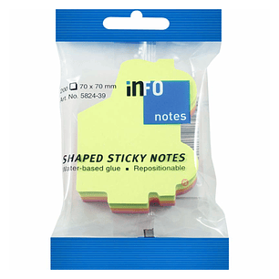 Notas Adhesivas Forma Auto 200 hojas Color - PS