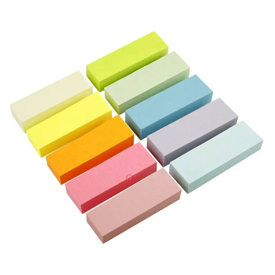 Pack 5 Marcadores De Paginas 15x50mm Papel Adhesivo Color - PS 2
