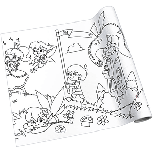 Adhesivo Para Colorear Diseño Hadas 4mts - Ps