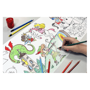 Adhesivo Para Colorear Diseño Hadas 4mts - Ps