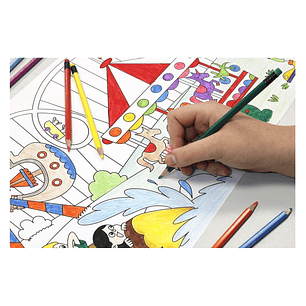 Adhesivo Para Colorear Diseño Parque 4mts - Ps