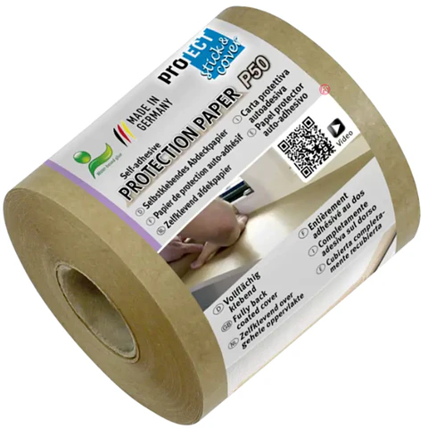 Papel Kraft Rollo Engomado 75mm x 50mts - PS