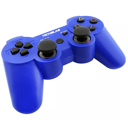 Joystick Compatible Ps3 Con Bluetooth Y Vibración Azul - Ps