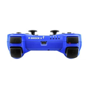 Joystick Compatible Ps3 Con Bluetooth Y Vibración Azul - Ps