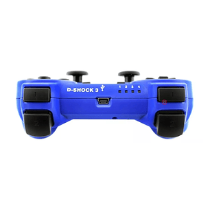 Joystick Compatible Ps3 Con Bluetooth Y Vibración Azul - Ps