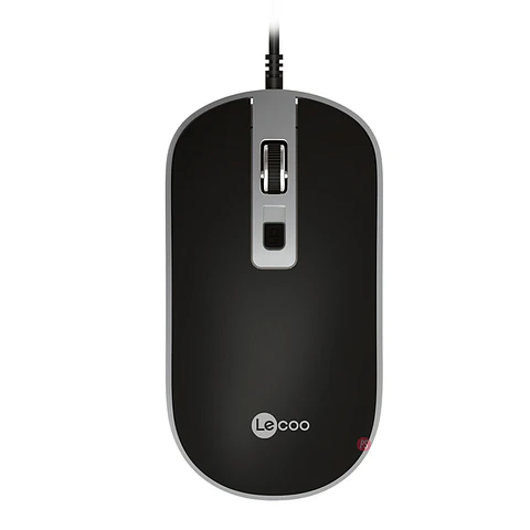 Mouse Usb Dpi Ajustable Lecoo Ms104 Negro - Ps