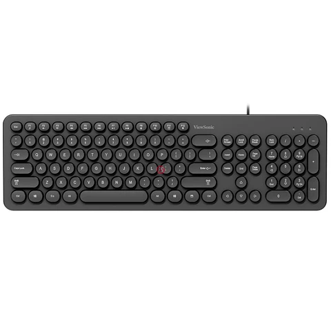 Teclado Pc Usb Teclas Redondas Viewsonic KU334 - PS