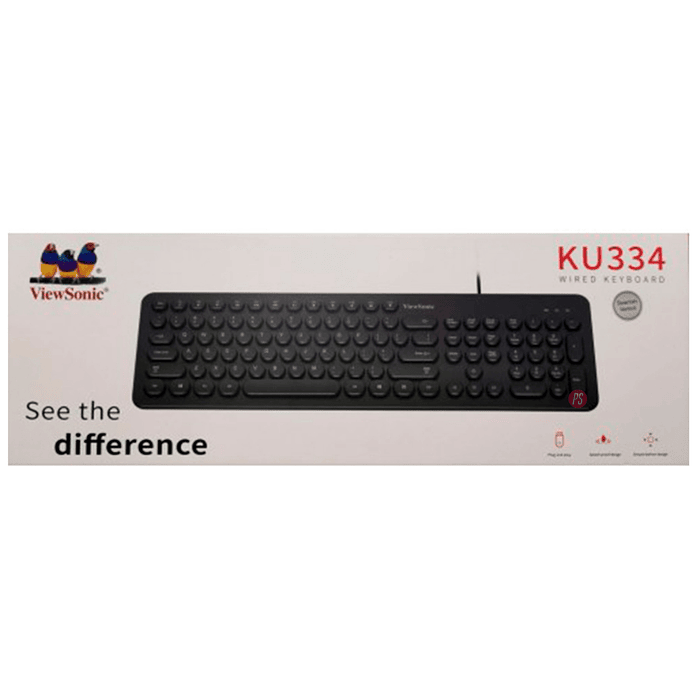 Teclado Pc Usb Teclas Redondas Viewsonic KU334 - PS 3