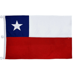 Bandera Chilena Bordada 60x90cms Doral - PS