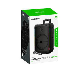 Parlante Karaoke 60W Bluetooth Micrófono Inalámbrico - PS