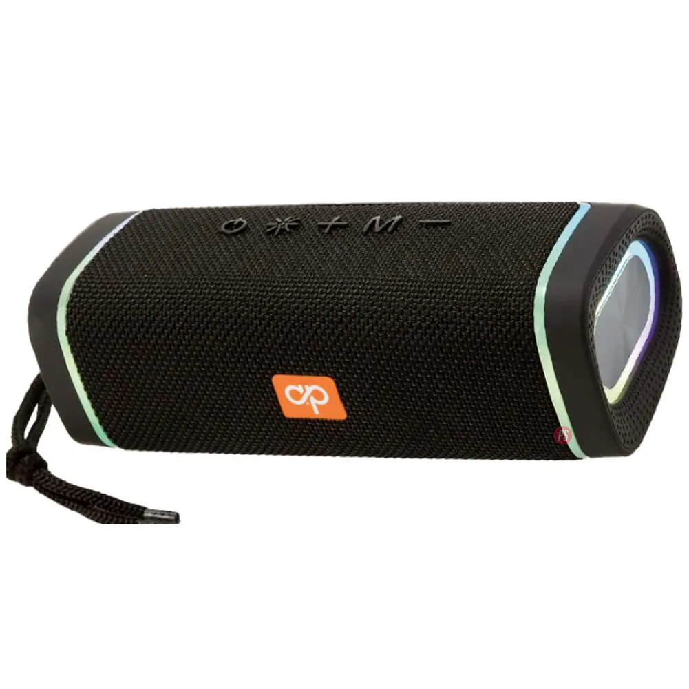 Parlante Bluetooth Tws Con Iluminación 10w Color Negro - Ps 1