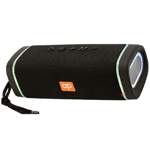 Parlante Bluetooth Tws Con Iluminación 10w Color Negro - Ps