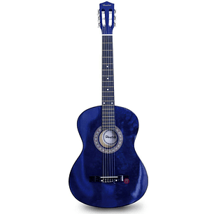 Guitarra 39 Pulgadas Con Accesorios Color Azul - Ps