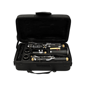 Clarinete De Ébano En Si Bemol + Estuche Negro - PS