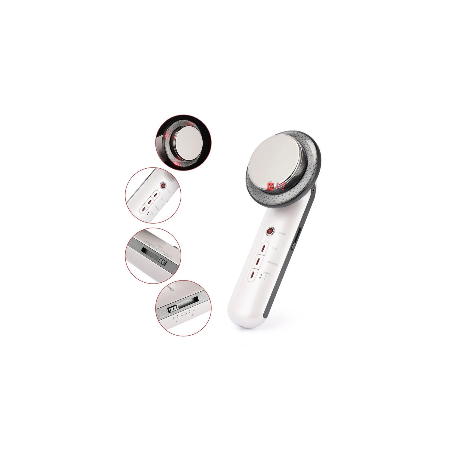 Masajeador Ultrasonido Corporal Y Facial - Ps