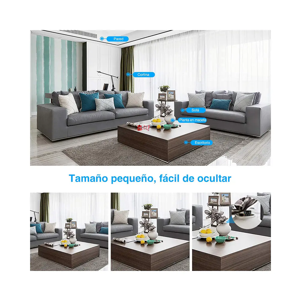 Mini Cámara Espía 960p Wifi - Ps 4