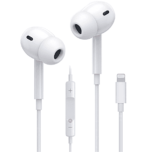 Audífonos Compatible Conector Lightning Iphone Blanco - Ps