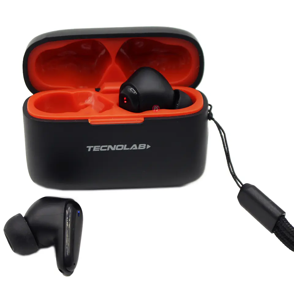Audífonos Bluetooth Tws Con Correa Negro - PS 1