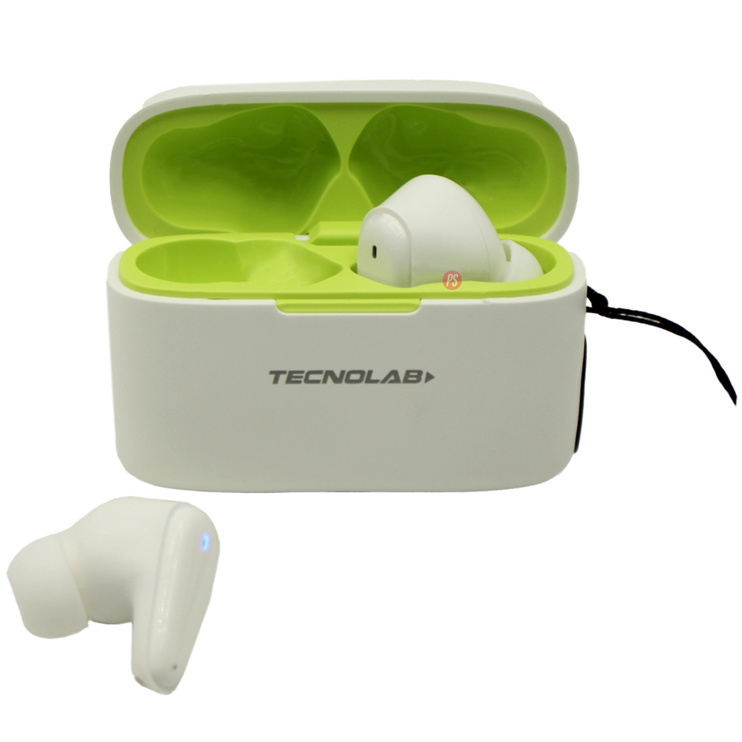 Audífonos Bluetooth Tws Con Correa Blanco - PS
