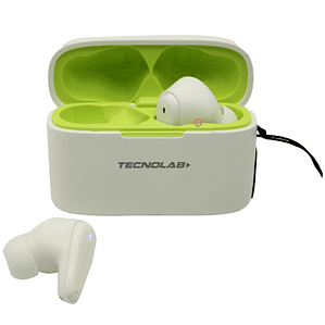Audífonos Bluetooth Tws Con Correa Blanco - PS