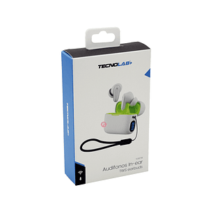 Audífonos Bluetooth Tws Con Correa Blanco - PS