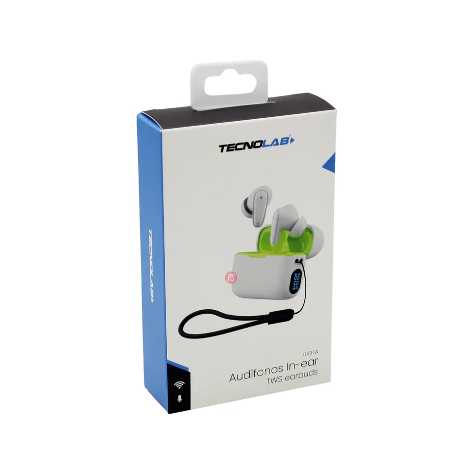 Audífonos Bluetooth Tws Con Correa Blanco - PS 2