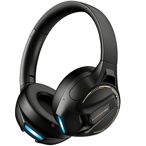 Audífonos Bluetooth Gamer Rgb Azul Monster Xkh03 Negro - PS