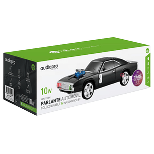 Parlante Bluetooth Diseño Automóvil 1970 Color Negro - PS