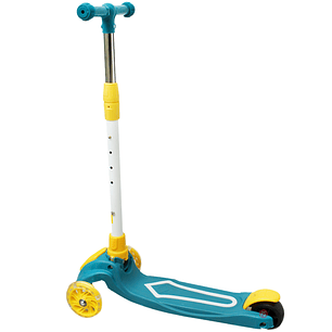 Scooter Plegable Amarillo de 3 Ruedas Iluminadas - PS