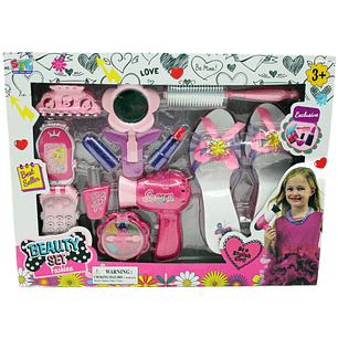 Set Fashion Juguete 11 Accesorios De Belleza - PS