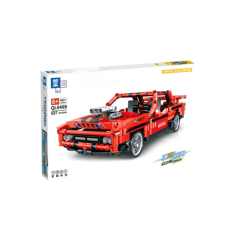 Automóvil Armable Challenger 627 Piezas - PS 4