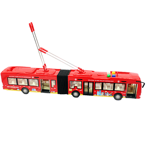 Bus Juguete A Fricción Luz Y Sonido Escala 1:16 - PS