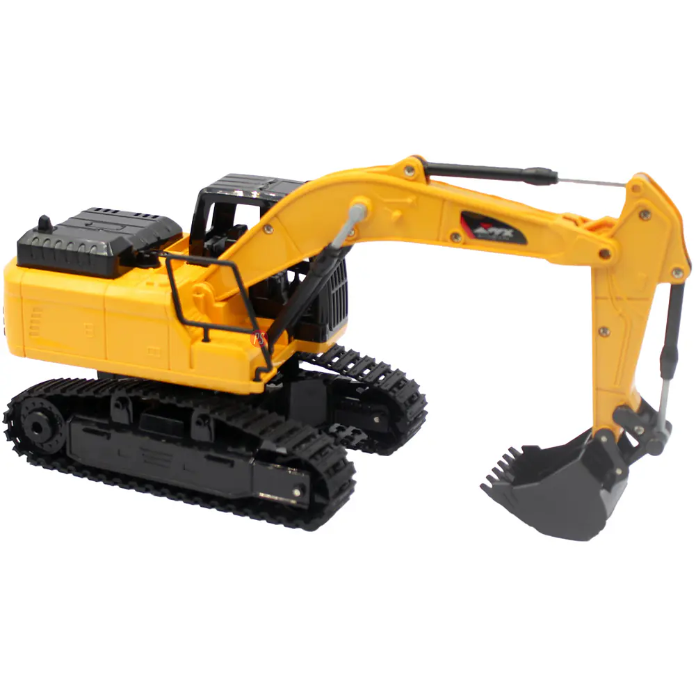 Maquina Excavadora Juguete RC Con Luz Escala 1:24 - PS 1