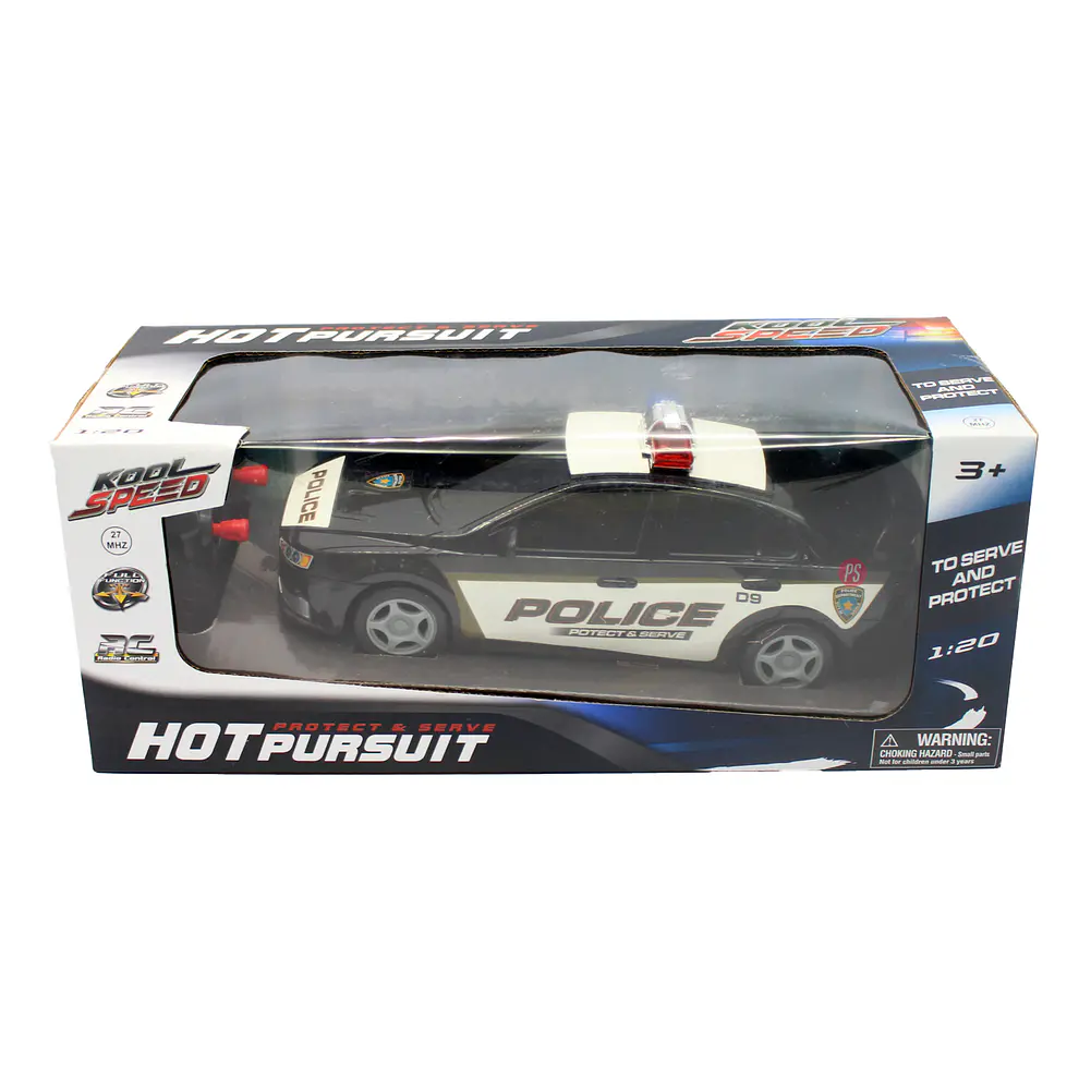 Vehículo Policía Juguete RC Escala 1:20 - PS 4
