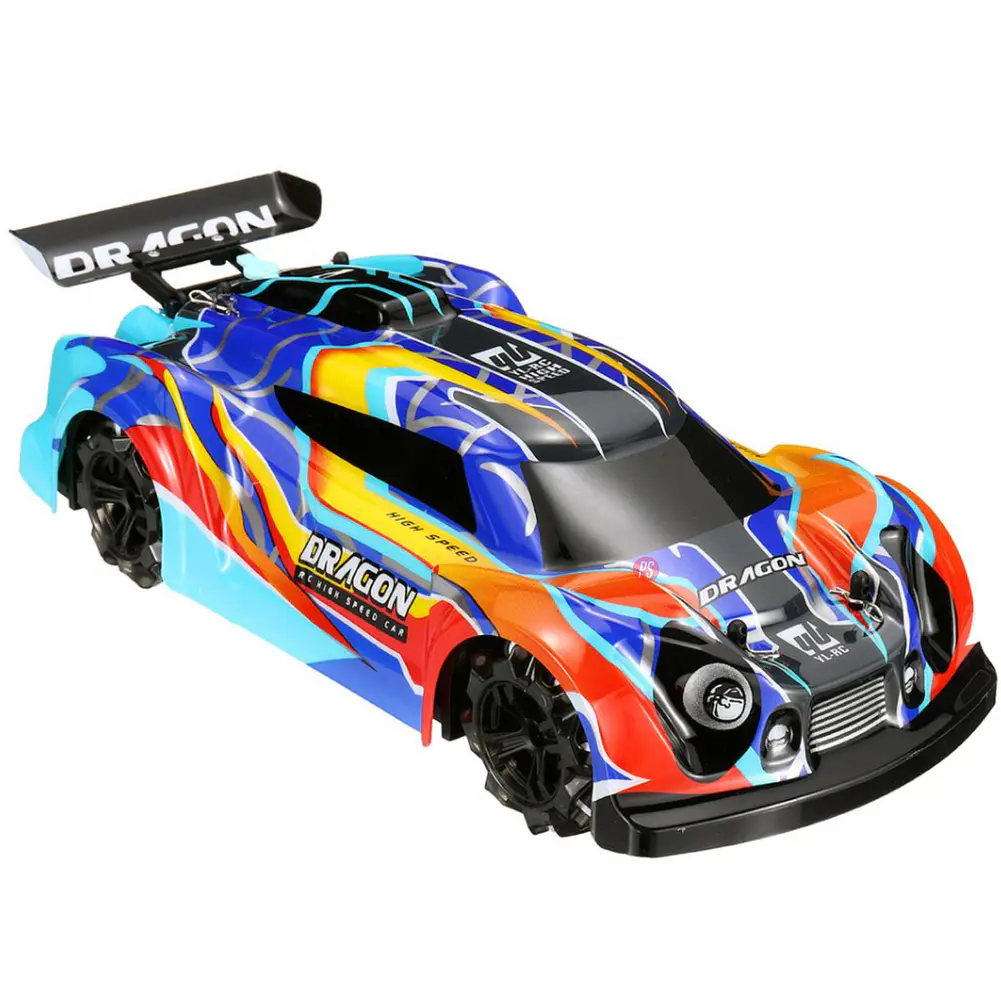 Auto De Carreras Juguete RC Luz, Humo y Movimiento Azul - PS 1