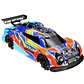 Auto De Carreras Juguete RC Luz, Humo y Movimiento Azul - PS - Miniatura 1