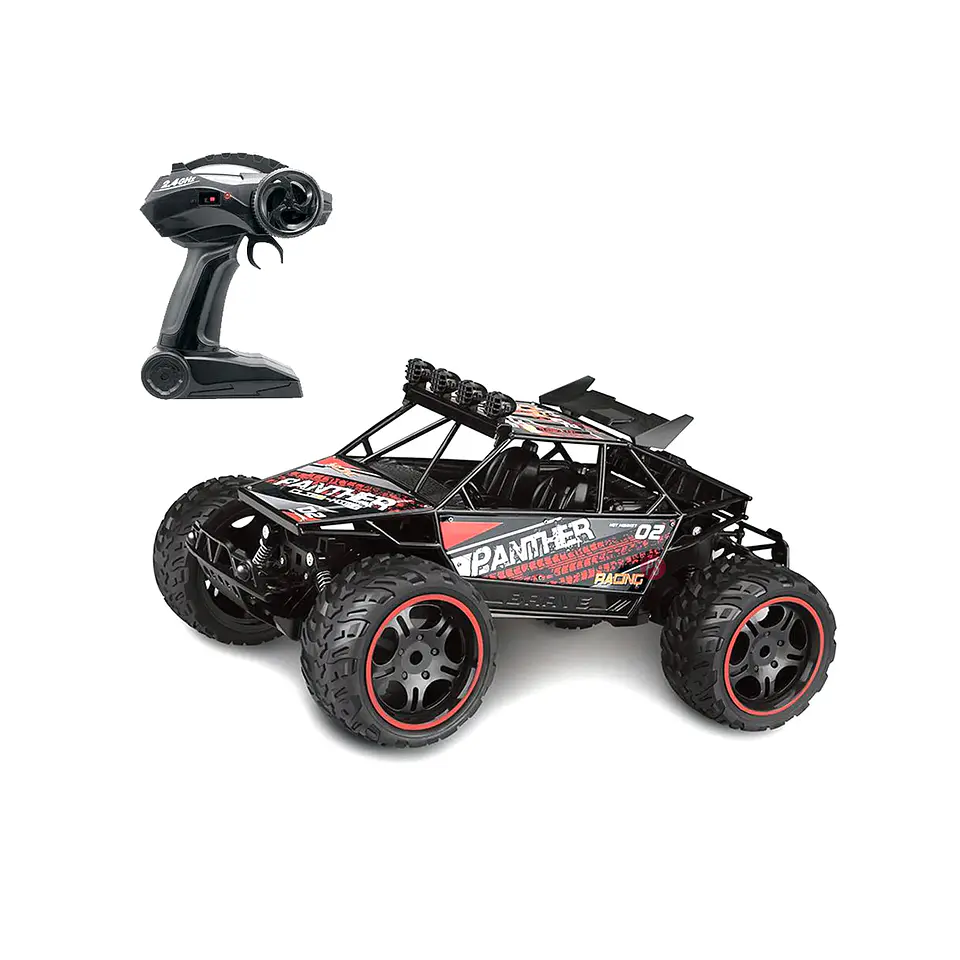 Auto Rally Racer RC 12KM/H Control Remoto 2.4G Rojo - PS 3