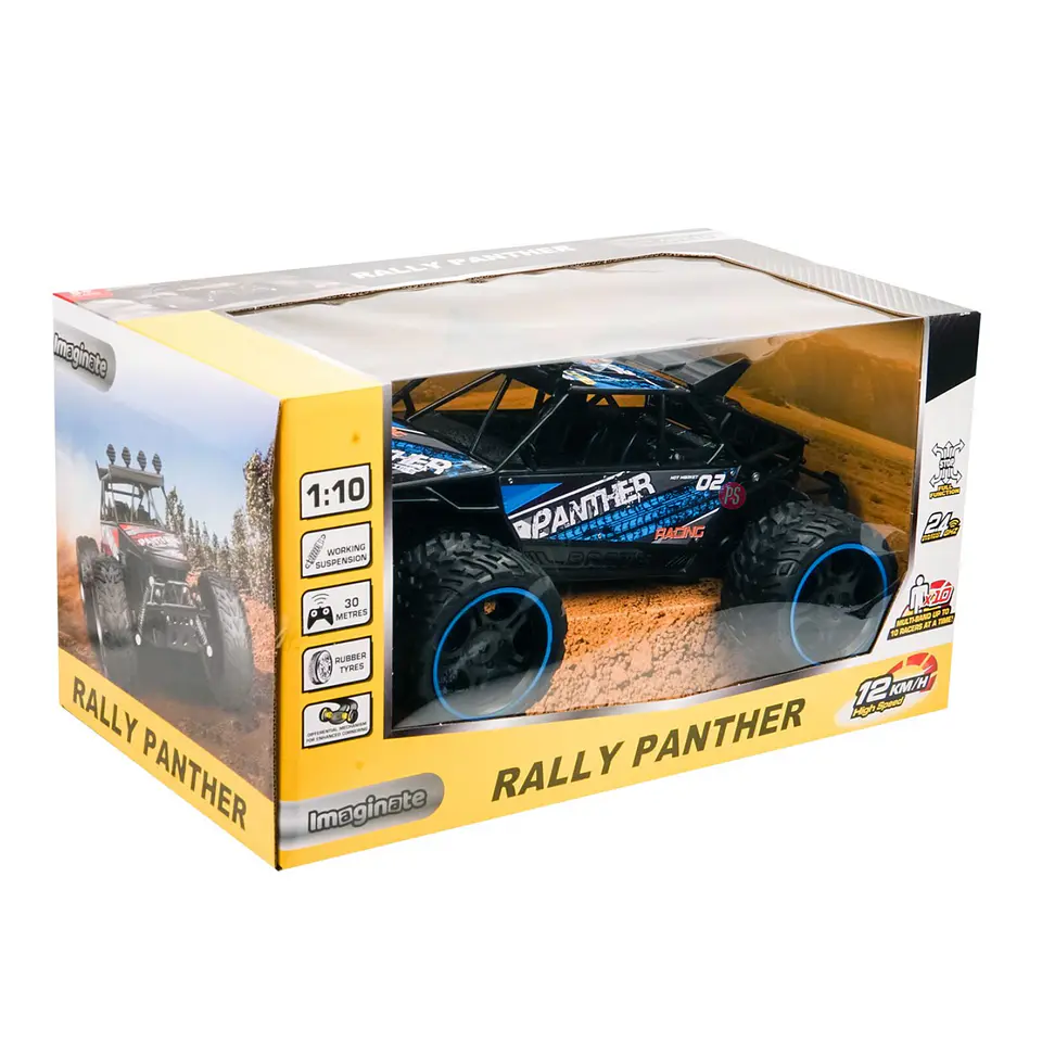 Auto Rally Racer RC 12KM/H Control Remoto 2.4G Rojo - PS 4