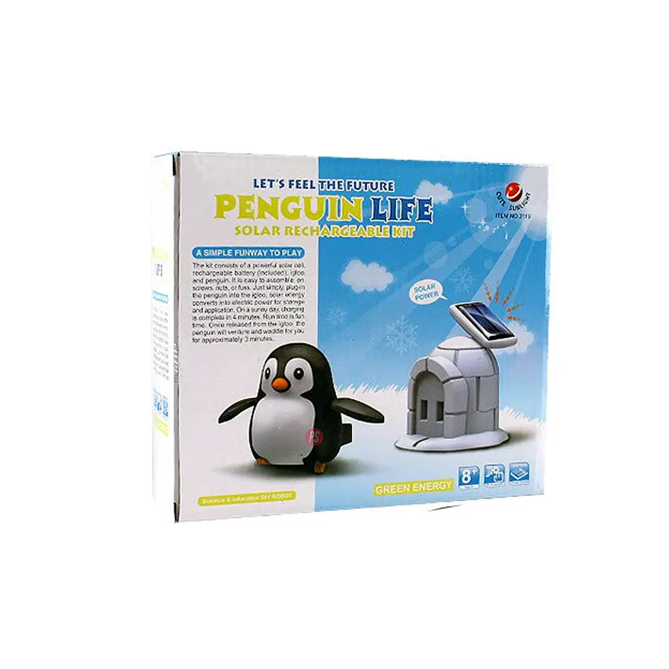 Juguete Solar Pingüino Diversión Ecológica y Educativa - PS 4