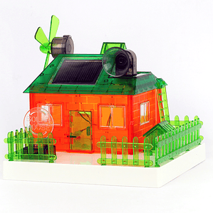 Casa De Juguete Solar Con Molino Para Crear Y Aprender - Ps