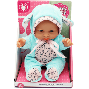 Muñeca Bebé 25cm Perfecta Para Jugar Y Acompañar - PS
