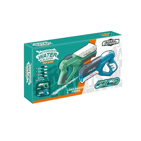 Pistola De Agua Recargable Azul Alto Alcance - PS